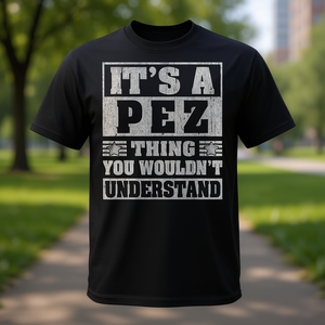 Camiseta It's A Pez Thing, negra, unisex, talla mediana para adultos - Product Image 3