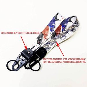 High Quality Printing Animation clear logo Carabiner Keychain Short Strap Lanyard <b>Key</b> <b>Chain</b> - Product Image 6