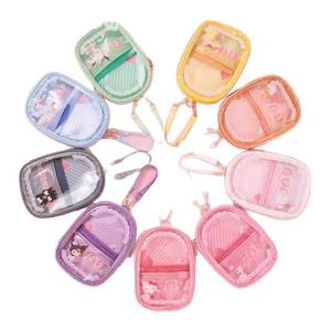 Bolsa de Almacenamiento Cosmética Transparente <span class=keywords><strong>con</strong></span> Cremallera de PVC, Diseño Kawaii de Dibujos Animados, Sanrio Kitty Melody Pain Sweet Cream, Linda y Colgante - Product Image 5