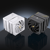 Refroidisseur d'air pour processeur double tour LOVINGCOOL 120 mm finition mate, 260 W TDP, en stock, expédition immédiate, compatible OEM Intel AMD pour PC de bureau