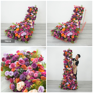 Realistic Handmade Silk Rose Artificial Flower <b>Runner</b> with Customized Color for <b>Wedding</b> Back to School <b>Table</b> Decorations - Product Image 3