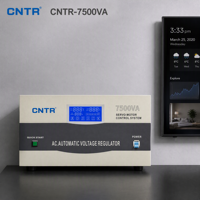 SVC-D7500VA LCD Digital Voltage Stabilizer Tipe Servo Fase Tunggal AC 220V Regulator Tegangan Otomatis AVR untuk Peralatan Rumah Tangga