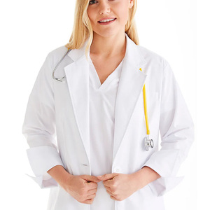 Hospital Médico Enfermería Scrubs Clínica Scrub Sets Tops de manga corta/larga Bata de laboratorio Estilo Doctor Uniformes para salones de belleza - Product Image 3