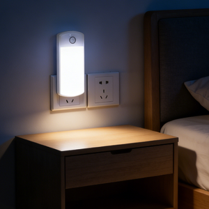 Chargeur sans fil à induction, veilleuse multifonctionnelle, blanc neutre, IP20, AC 85-265V, mini article FDI M912 - Product Image 1