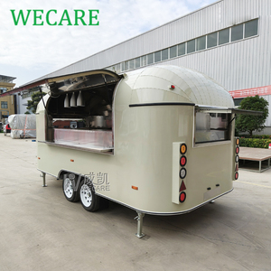 Remorque de restauration mobile WECARE entièrement équipée, chariot à desserts, beignets, hot-dogs, crêpes, pizzas, camion de restauration avec cuisine complète - Product Image 1