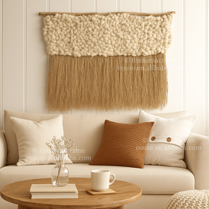 Décoration murale moderne en macramé, artisanale en coton, luxe Art Déco, couleur personnalisée, vente en gros, design tendance pour la <span class=keywords><strong>maison</strong></span> - Product Image 4
