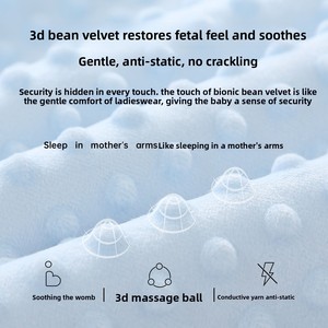 Ensemble de literie pour enfants avec coussin et couverture pour la sieste des tout-petits, motif animal anti-statique et anti-bactérien, rembourrage 100% polyester - Product Image 6