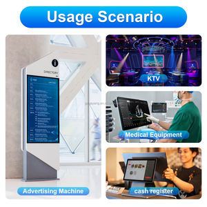 Monitor de pantalla táctil de juego vertical con luz LED de bisel de aluminio capacitivo barato de 27 pulgadas a la venta - Product Image 2