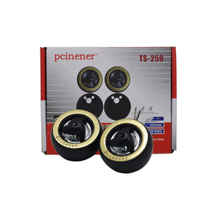 ทวีตเตอร์ติดรถยนต์ Pcinener Ts 250 ขนาด 40 มม. 4 โอห์ม 12 โวลต์ วอยซ์คอยล์เดี่ยว สีทอง สำหรับอัพเกรดระบบเสียงรถยนต์ - Product Image 1