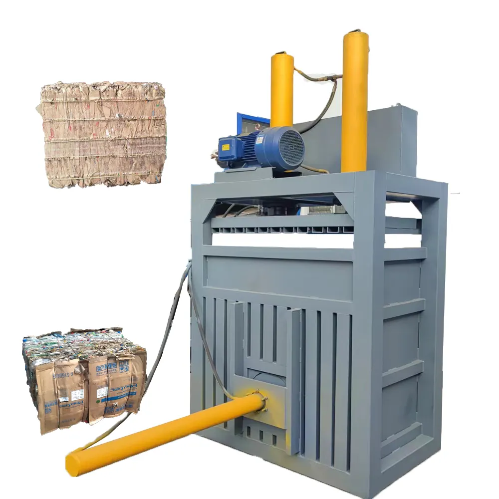 Fiber Baling Presser Sisal Fiber Packing Machine Hydraulic Waste Paper Baler Wool Baling Machine Paper Recycling machine