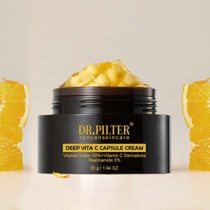 Crème hydratante pour le visage à base de capsules de vitamine C, crème de remplissage pour capsules de vitamine C, crème de blanchiment à la vitamine C, crème anti-<span class=keywords><strong>rides</strong></span> réparatrice, crème pour le visage anti-âge dorée - Product Image 3