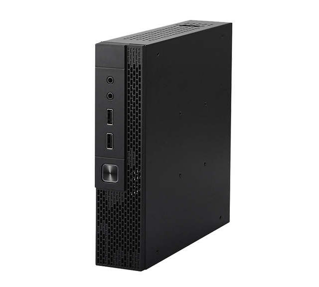 Good Quality Computer Chassis 0.8MM SECC Material TC02 12V DC Mini-ITX 17*17CM Motherboard Black ITX Mini Computer Case