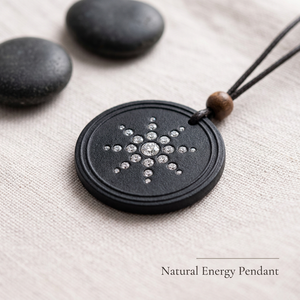 Collana di Gioielli alla Moda con Design Diverso, Ciondolo Quantico a Ioni Negativi in Cristallo Giapponese, Ciondolo a Energia Scalaare a Ioni Negativi - Product Image 1