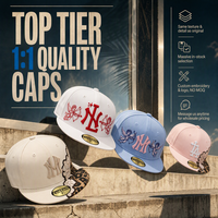 Nouvelles casquettes de baseball ajustées Eras Fifty originales de haute qualité, casquettes sportives à fermeture snapback, GORRAS pour hommes, vente en gros