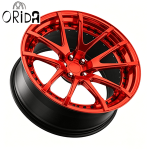 Nuevas Llantas Forjadas Cóncavas Rojas Brillantes de 16-24 Pulgadas, Llantas de 2 Piezas para Automóviles de Pasajeros 5x114.3 5x112 Mercedes para Chevy de Alta Calidad - Product Image 4