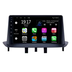 For Renault Megane 3 Fluence Head Unit Stereo Android 10 AM/FM RDS DSP 2 Din Car Radio Multimedia Player Navigation GPS WIFI