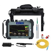 Testeur de fibre optique OTDR SM 1310/1550nm 35/33dB 120KM avec VFL intégré, OPM, OLS, RJ45, WiFi, écran tactile, machine OTDR