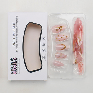 <span class=keywords><strong>Uñas</strong></span> Postizas Francesas con Diseño <span class=keywords><strong>de</strong></span> Ojo <span class=keywords><strong>de</strong></span> Gato y Lunares, con Línea Dorada, <span class=keywords><strong>Uñas</strong></span> Postizas Clásicas <span class=keywords><strong>de</strong></span> Lujo con Pestañas Adhesivas, Suministros <span class=keywords><strong>de</strong></span> Manicura del Fabricante - Product Image 2