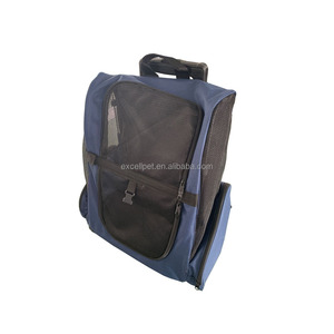 पालतू रोलिंग वाहक बैकपैक व्हील 4-इन-1 कुत्ते सामान वाहक - Product Image 3