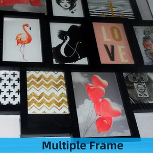 Hot Customized 51.5x61cm Big Size Acrylic Plastic Family Photo <strong>Frame</strong> Glass Sublimation Picture <strong>Multiple</strong> <strong>Frames</strong> Wholesale Fashion - Product Image 4