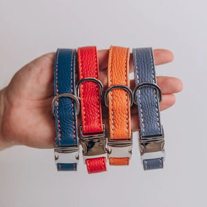 Kalung Anjing Bergaya dengan Gesper Logam yang Tahan Lama, Kalung Hewan Peliharaan Buatan Tangan - Product Image 4