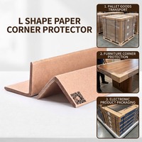 Protection d'angle en papier personnalisée avec logo imprimé, 100 % recyclable pour l'emballage de palettes, service OEM – Offre Spéciale