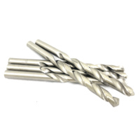 Juego de Brocas Helicoidales HSS de 19 Piezas con Vástago Redondo Brillante DIN338, Caja Metálica de Fábrica OEM Personalizada, Buena Calidad, Garantía de 3 Años
