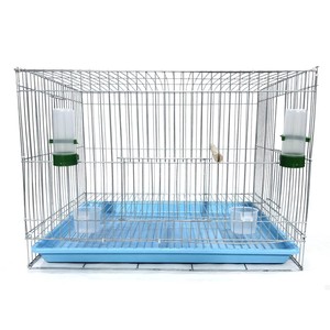 Limited-time Discount See What You Get Galvanized Bird Breeding Cage with <b>Plastic</b> Tray and Complete Set of Accessories - Product Image 1