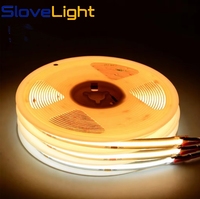 Tiras de Luces LED COB 24V/12V 3000K/4000K/6500K 5 Metros 8mm PCB Flexible Cortable con Wi-Fi/ para Uso Comercial