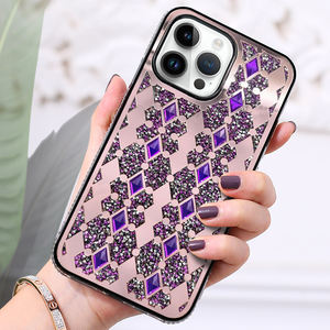 เคสฝาหลังโทรศัพท์มือถือ TPU กระจกติดเพชรหรูหราสำหรับ <span class=keywords><strong>OPPO</strong></span> R17 Pro Reno4 Pro 5G เด็กผู้หญิง - Product Image 3