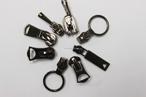 Màu đen tùy chỉnh hai chiều dây kéo kéo với cao su kim loại cho quần áo thể thao hợp kim kẽm dây kéo thanh trượt có sẵn trong màu sắc tùy chỉnh - Product Image 5