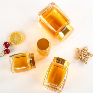 Bouteille d'emballage transparente de 100 ml, 180 ml, 280 ml, 360 ml, 500 ml, 750 ml, pot en verre pour miel avec <span class=keywords><strong>bouchon</strong></span> à vis - Product Image 2