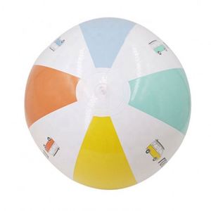 Eco Friendly Beach Ball Toy With Logo Printing Custom Inflatable Pvc Balls for Promotional Kids <b>Gifts</b> Outside - Product Image 1