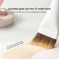 Kuas Makeup Ultra Thin Blade Foundation Kuas Makeup Foundation Lengkung Persegi untuk Meratakan Krim Foundation