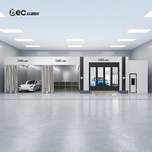 Cabine de peinture OBEC, ensemble complet, salle de peinture automobile avec système de filtration des gaz d'échappement et système de chauffage pour atelier de carrosserie automobile professionnel - Product Image 3