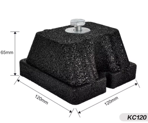 Supporti isolatori in gomma Anti-vibrazione per condizionatori e pompe essenziali per reprimere oscillazioni - Product Image 4