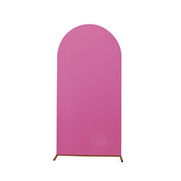 Housse d'arche de mariage rose pour support d'arche, idéale pour la décoration de mariages et d'anniversaires
