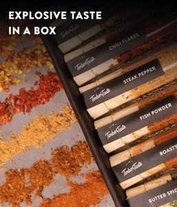Set Regalo di Spezie Gourmet per BBQ Timber Taste per Uomini, Condimenti Piccanti per <span class=keywords><strong>San</strong></span> <span class=keywords><strong>Valentino</strong></span>, Spezie per Grigliate e Cucina Casalinga - Product Image 4