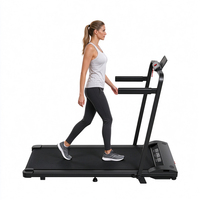 Tapis roulant électrique portable pliable personnalisé avec écran LED pour l'exercice cardiovasculaire à domicile dans le salon