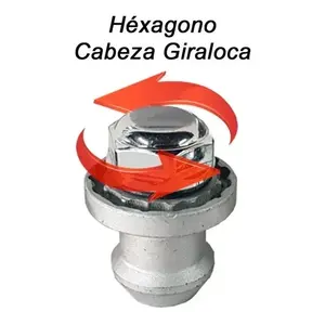 4 écrous de sécurité Galaxilock pour GM Tracker 89-09 - Product Image 5