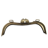2023 27*8cm Fermoir de sac à main en métal bronze de luxe, accessoires de mode avec taille personnalisable pour la fabrication de sacs à main et de sacs