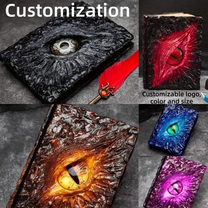 Carnet A5 Vintage Oeil de Dragon Gaufre Mystique Journal Couverture Rigide Gothique pour Ecriture Dessin Cadeau Unique - Product Image 1