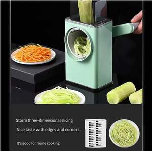 Cortador de verduras multifunción Storm, trituradora de patatas de plástico para el hogar, rebanadora y rallador, artefacto de tubo de roca manual - Product Image 6