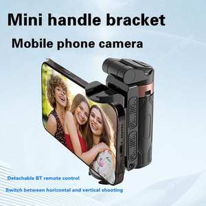 Perche à selfie tout-en-un extensible avec support de téléphone intégré et rangement pour le <span class=keywords><strong>streaming</strong></span> en direct, le vlogging et la prise de vue mains libres - Product Image 5