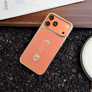 เคสโทรศัพท์มือถือเคลือบด้านแบบ Electroplating สำหรับ iPhone 17 16 15 14 Pro Max พร้อมการปกป้อง 360 องศา °   ฝาครอบป้องกันกันกระแทกแบบแถบยึด - Product Image 1