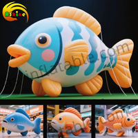 Poisson gonflable, carpe gonflable, modèle de poisson gonflable pour les événements, pour la publicité