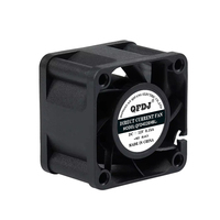 Ventilador de Refrigeración DC4028BL 12V 24V, Ventilador Axial de Alta Velocidad con Doble Rodamiento de Bolas, Ventilador de Refrigeración sin Escobillas