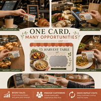 Cartes à gratter personnalisées avec logo imprimé pour jeux, cadeaux, remerciements et événements professionnels