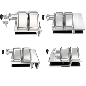 Loquet de porte en verre à prix abordable, serrure magnétique en acier inoxydable 2205 pour clôture de piscine en verre, balustrade et rampes - Product Image 1