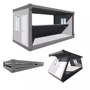 Newly Designed Easy-shipping and Easy- Installment 20ft <b>Z</b>-type Flat Pack Folding Shipping Container House Hotels Coffee <b>Bar</b> - Product Image 1